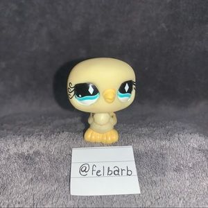 Authentic yellow bird pigeon littlest pet shop #512 2007